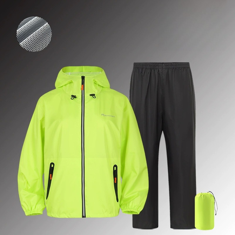 Cycling Gear Rain - Full Body Waterproof Rain Suit Reflective