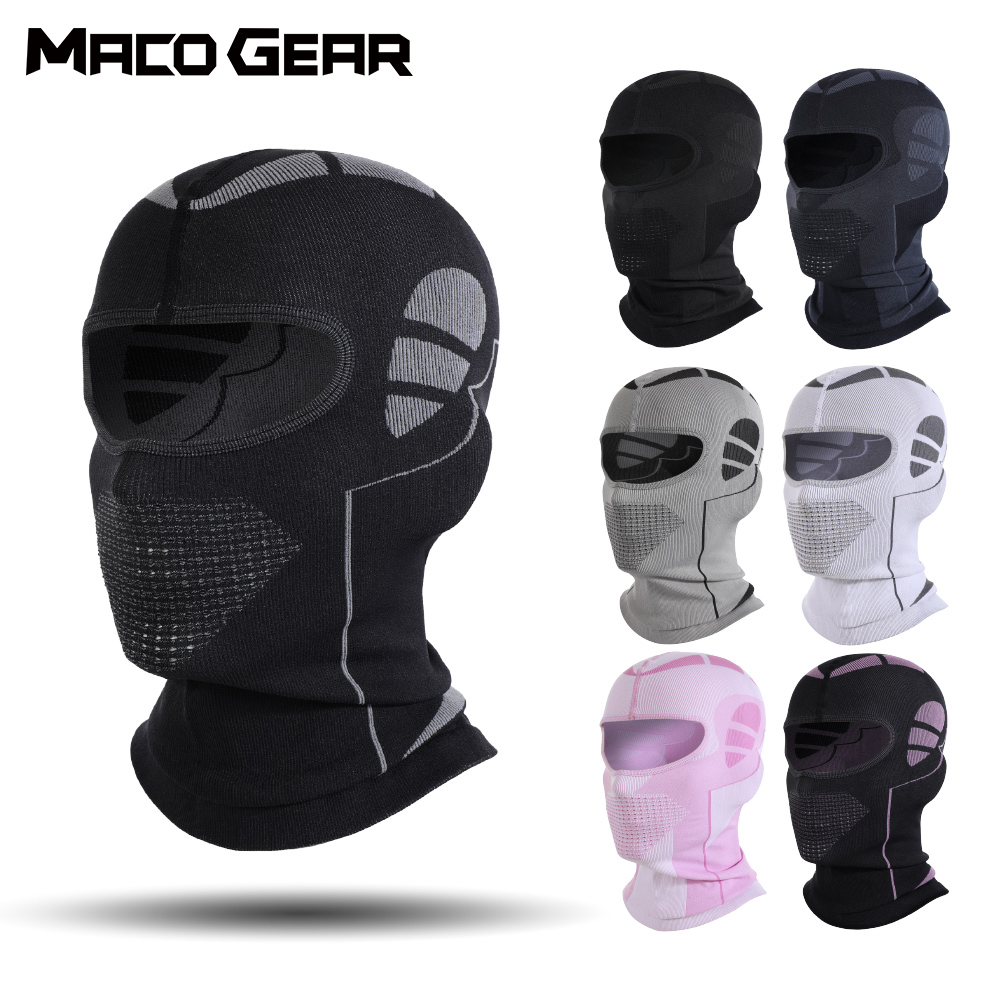 Cycling Gear Cold Weather - Breathable Motorcycle Balaclava Face Cover Winter
