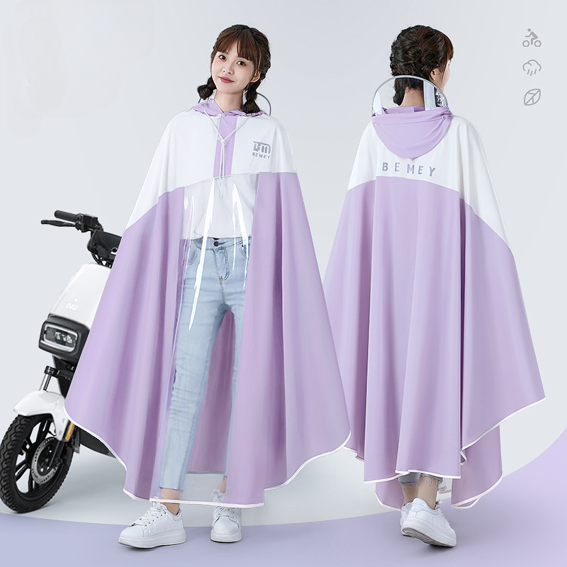 Potable Bicycle Raincoat Fashi - Cycling Gear Rain 评论和价格