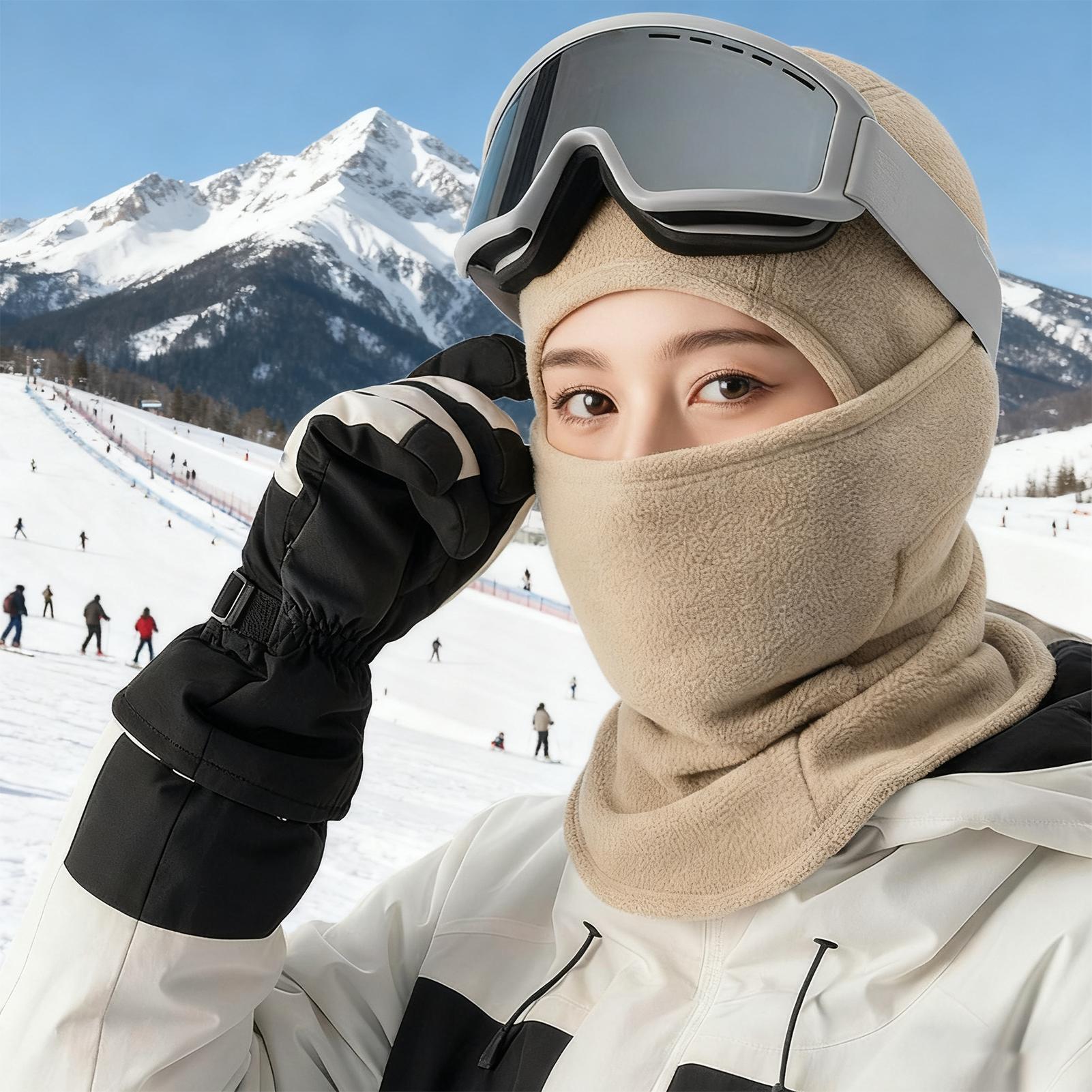 Beanie Hat Neck Warmer Hood Ge - Cycling Gear Cold Weather 评论和价格