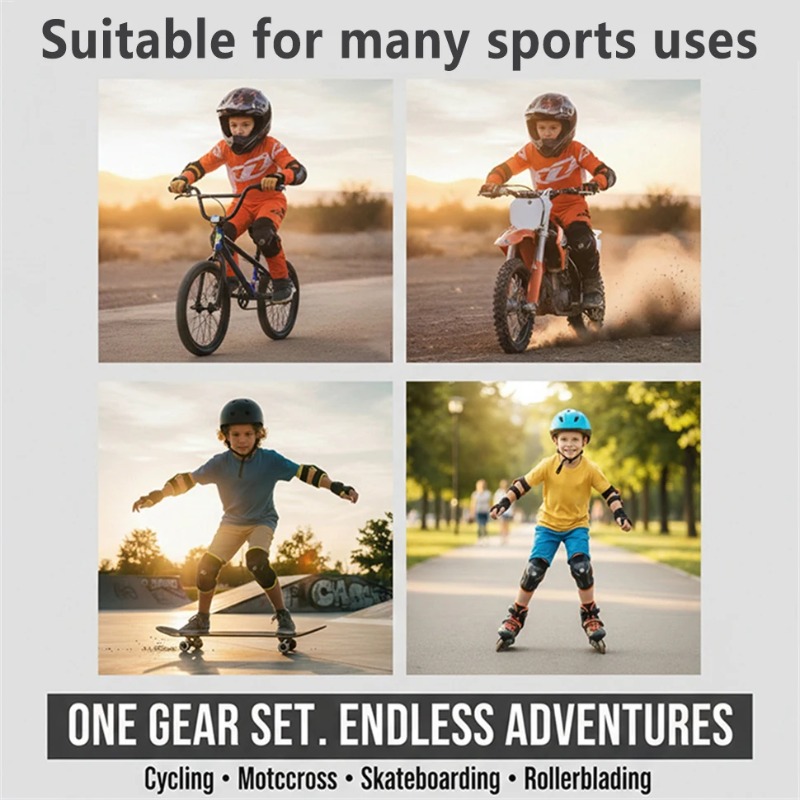 Anti-Fall Kids Knee Elbow Pads - Cyclocross Gearing 评论和价格