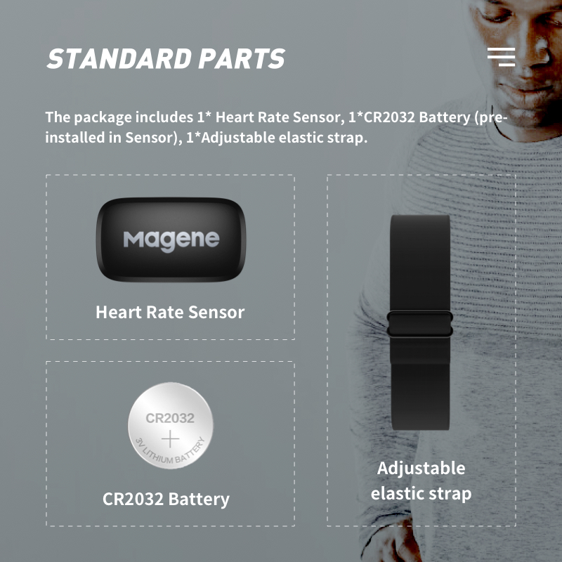 Magene H64 Heart Rate Monitor  - Cycling Heart Rate Monitor 评论和价格