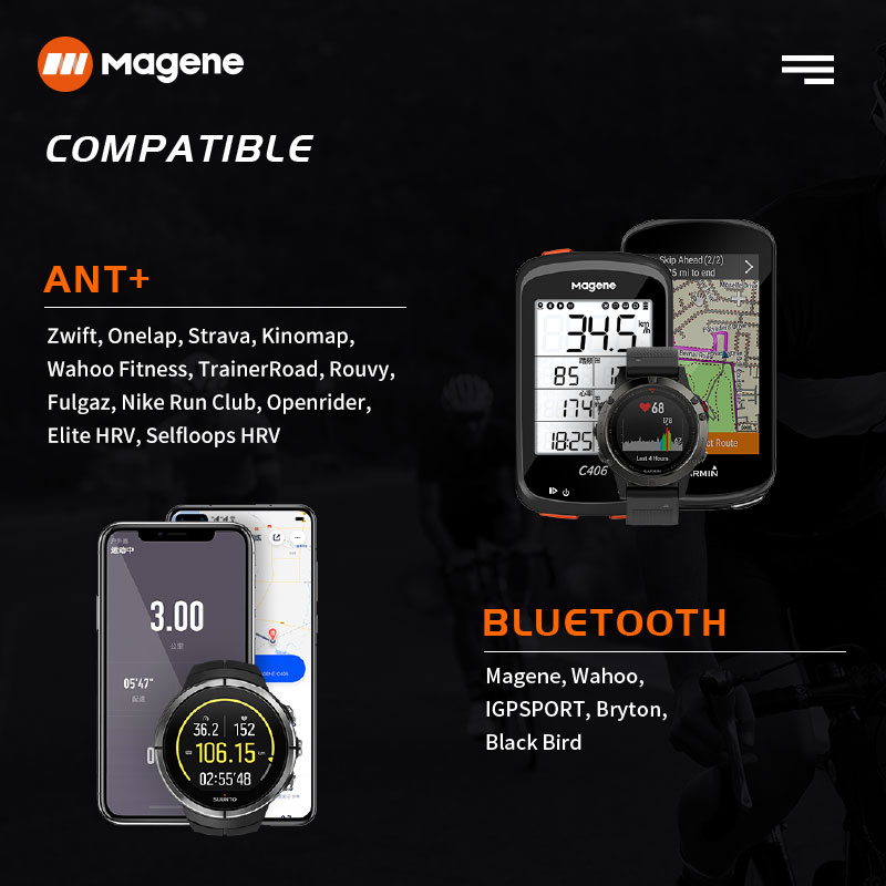 Magene H64 Heart Rate Monitor  - Cycling Heart Rate Monitor 评论和价格