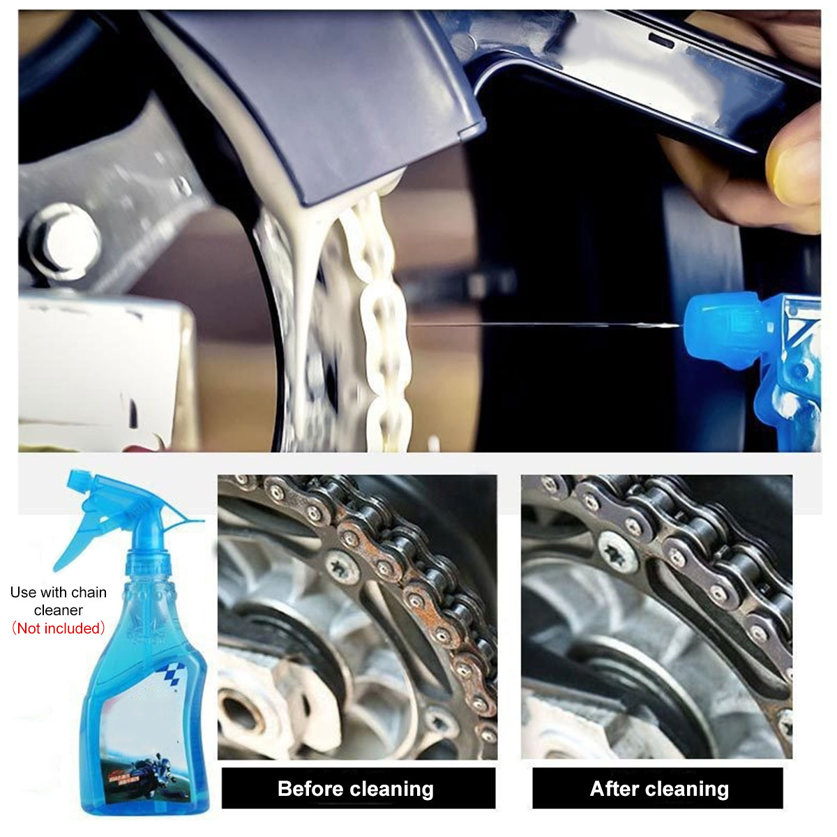 Motorcycle Bike Chain Cleaner  - Cyclo Gear 评论和价格