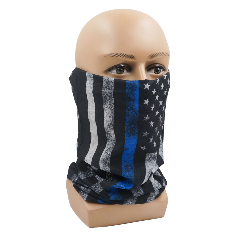 USA Flag Neck Gaiter Face Mask - Cycling Gear Women 评论和价格