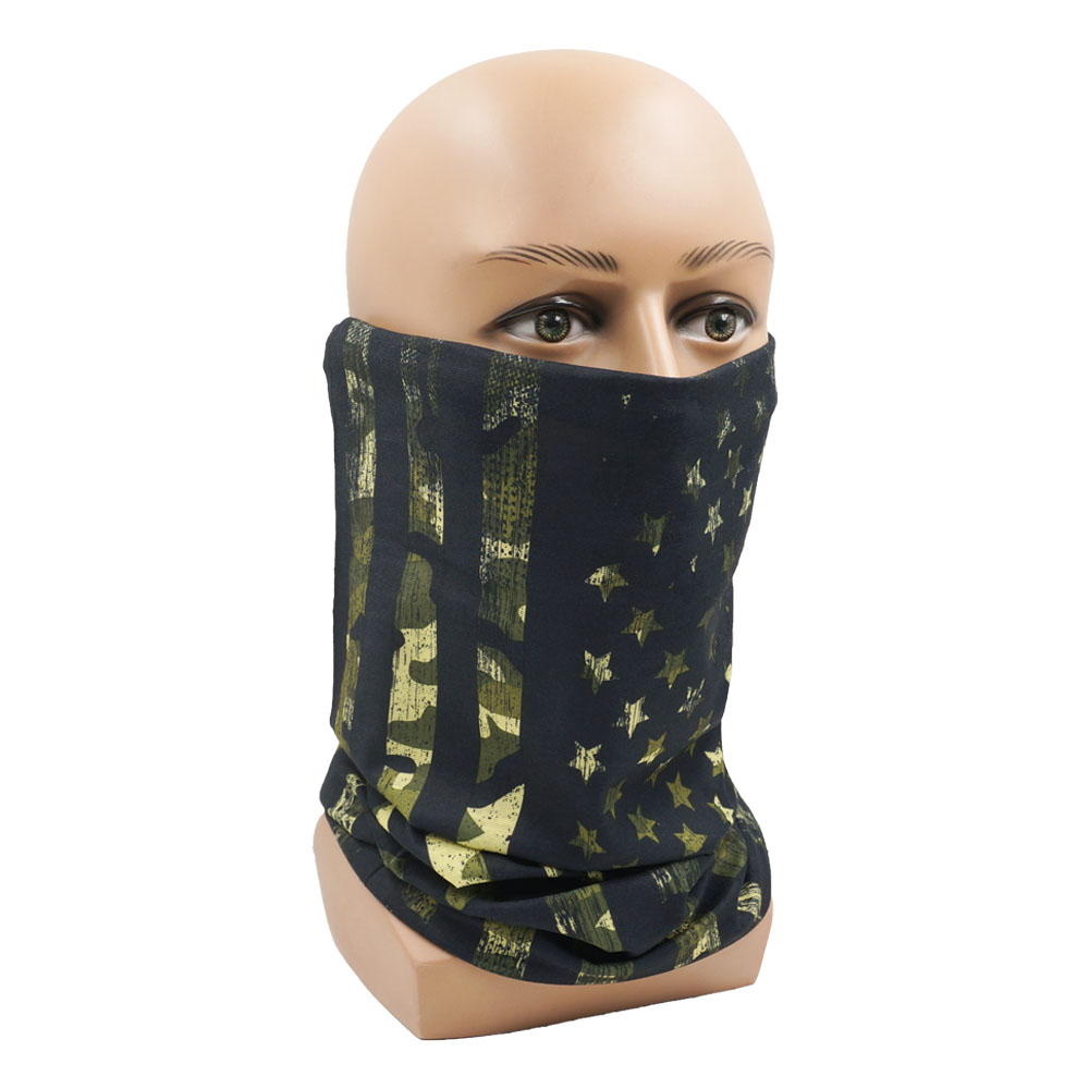 USA Flag Neck Gaiter Face Mask - Cycling Gear Women 评论和价格