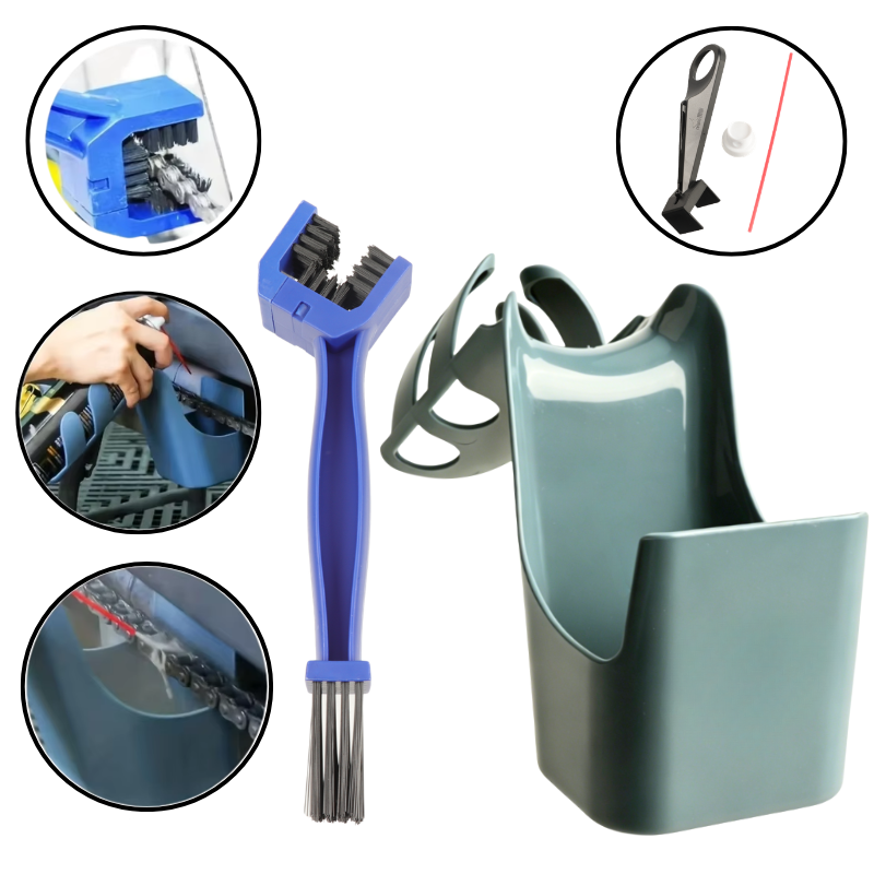 Motorcycle Chain Brush Kit wit - Cycling Gear Organiser 评论和价格