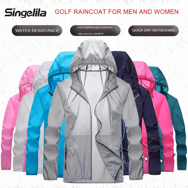 Golf Raincoat Lightweight Jack - Cycling Gear Rain 评论和价格