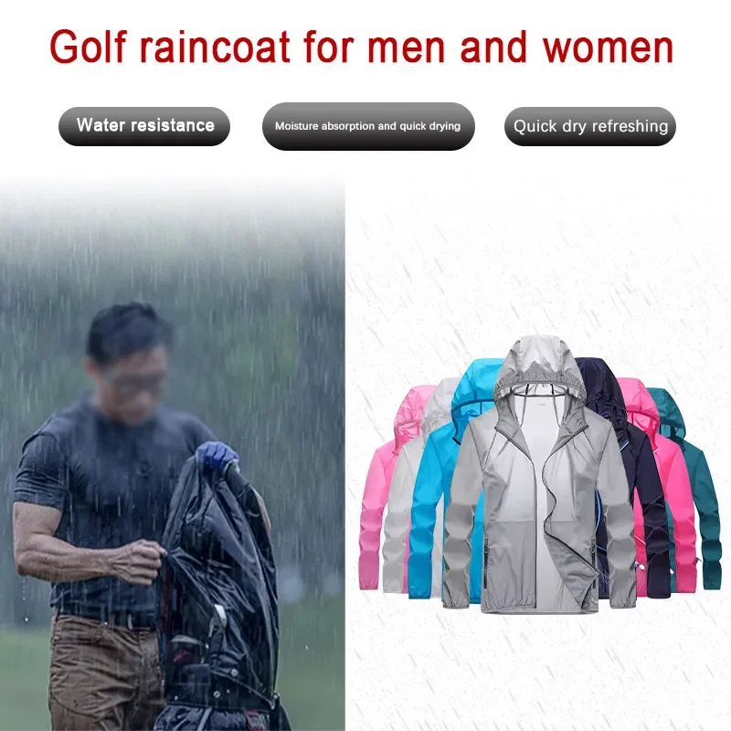 Golf Raincoat Lightweight Jack - Cycling Gear Rain 评论和价格