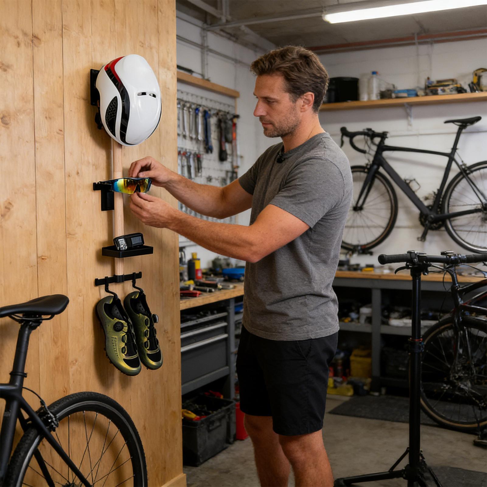 Vertical Cycling Gear Organize - Cycling Gear Wall Mount 评论和价格