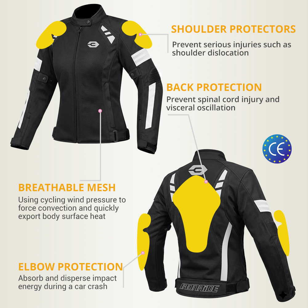 Women Motorcycle Jackets Breat - Cyclocross Gearing 评论和价格