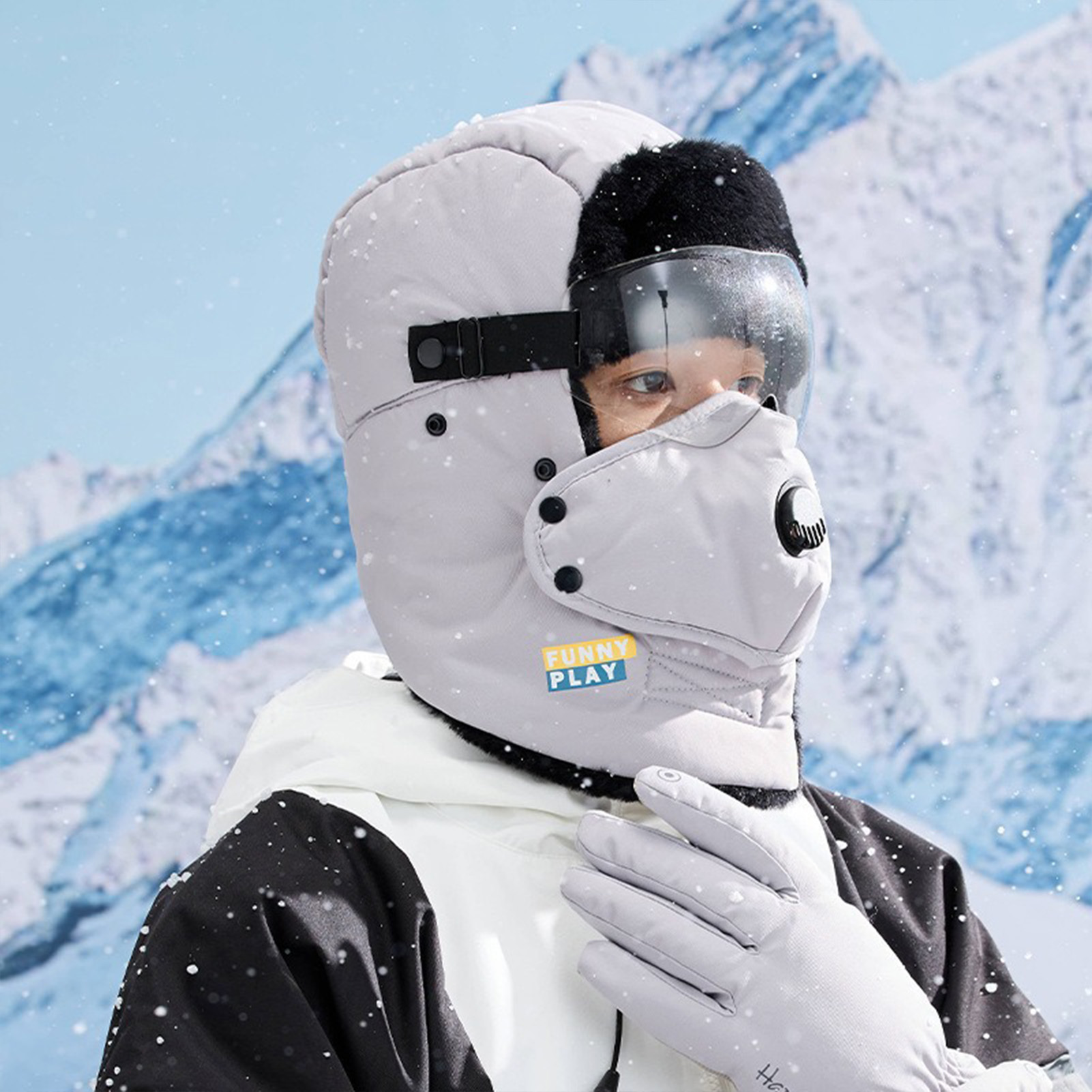 Thermal Winter Hat Fleece Line - Cycling Gear Cold Weather 评论和价格