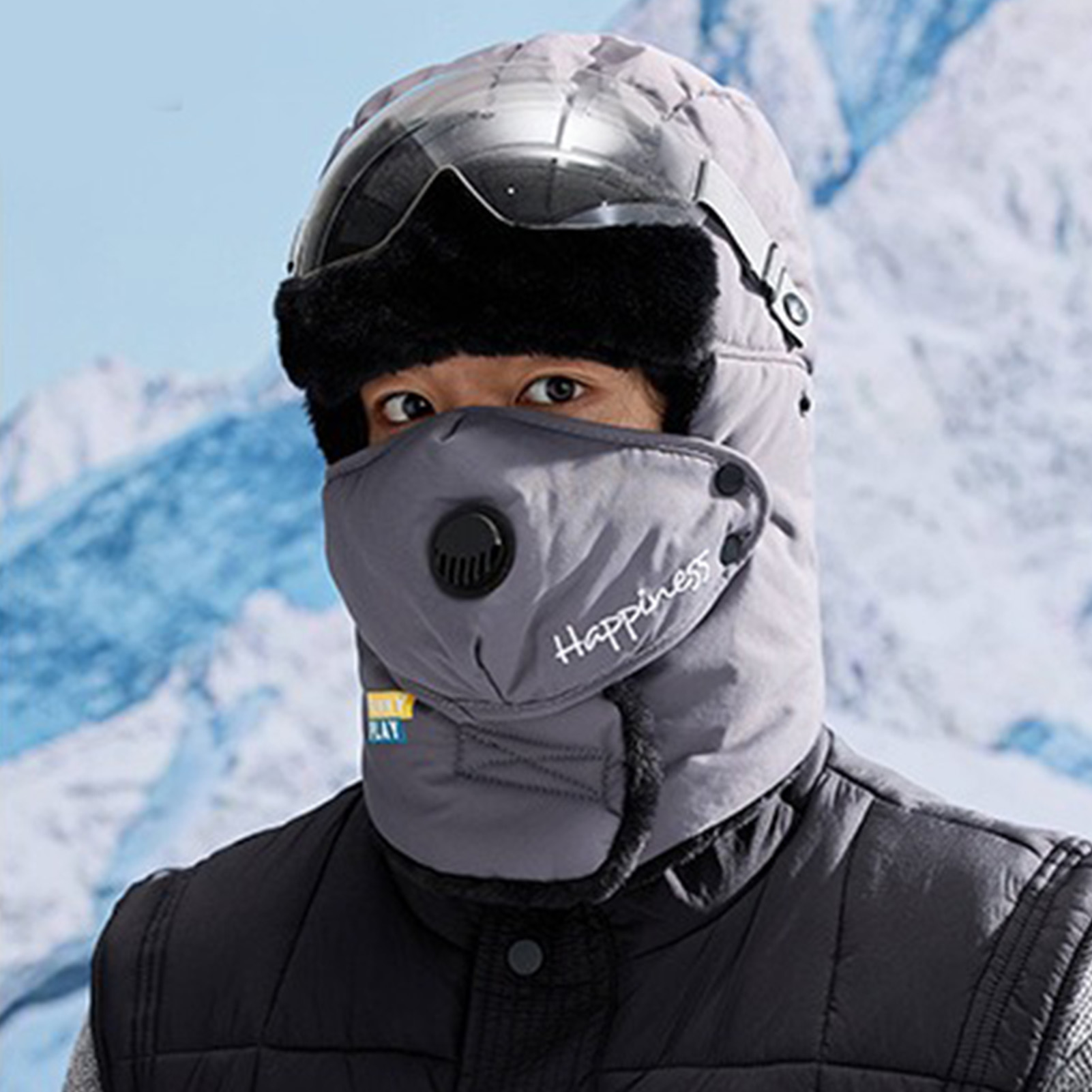 Thermal Winter Hat Fleece Line - Cycling Gear Cold Weather 评论和价格