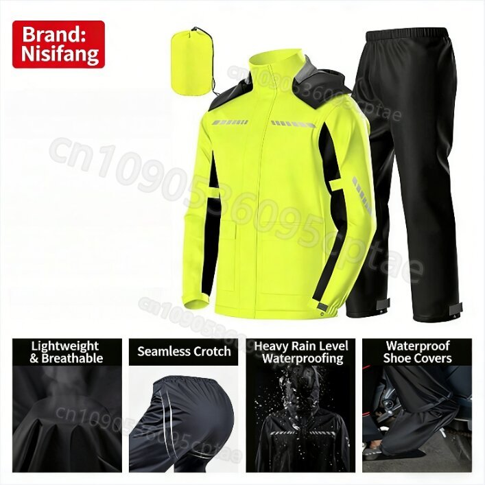 Waterproof Split Motorcycle Ra - Cycling Gear Rain 评论和价格