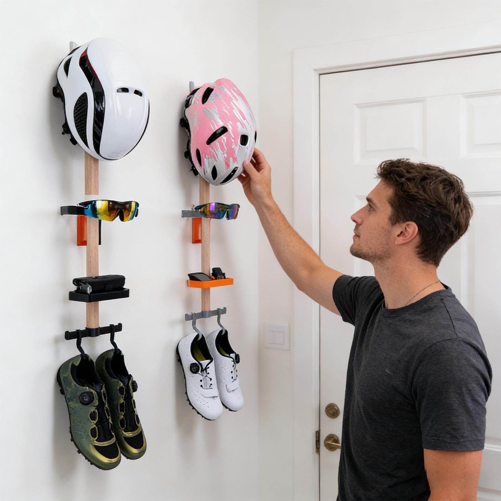 Vertical Cycling Gear Organize - Cycling Gear Wall Mount 评论和价格