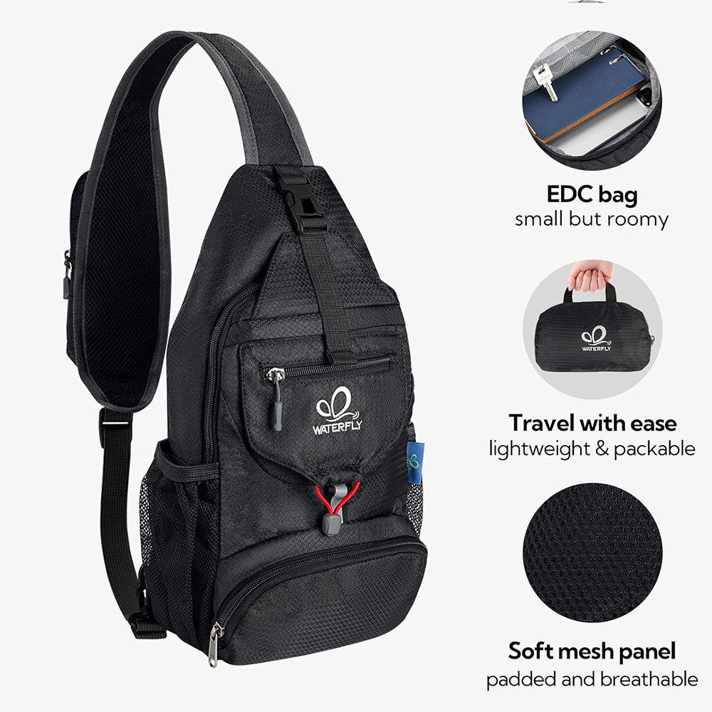 WATERFLY Chest Bag Shoulder Sm - Cycling Backpack 评论和价格