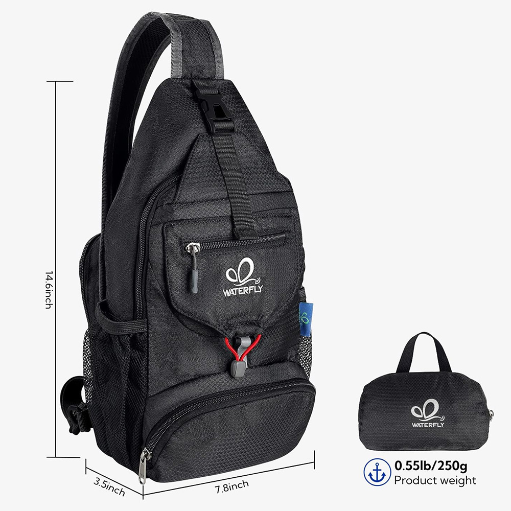 WATERFLY Chest Bag Shoulder Sm - Cycling Backpack 评论和价格