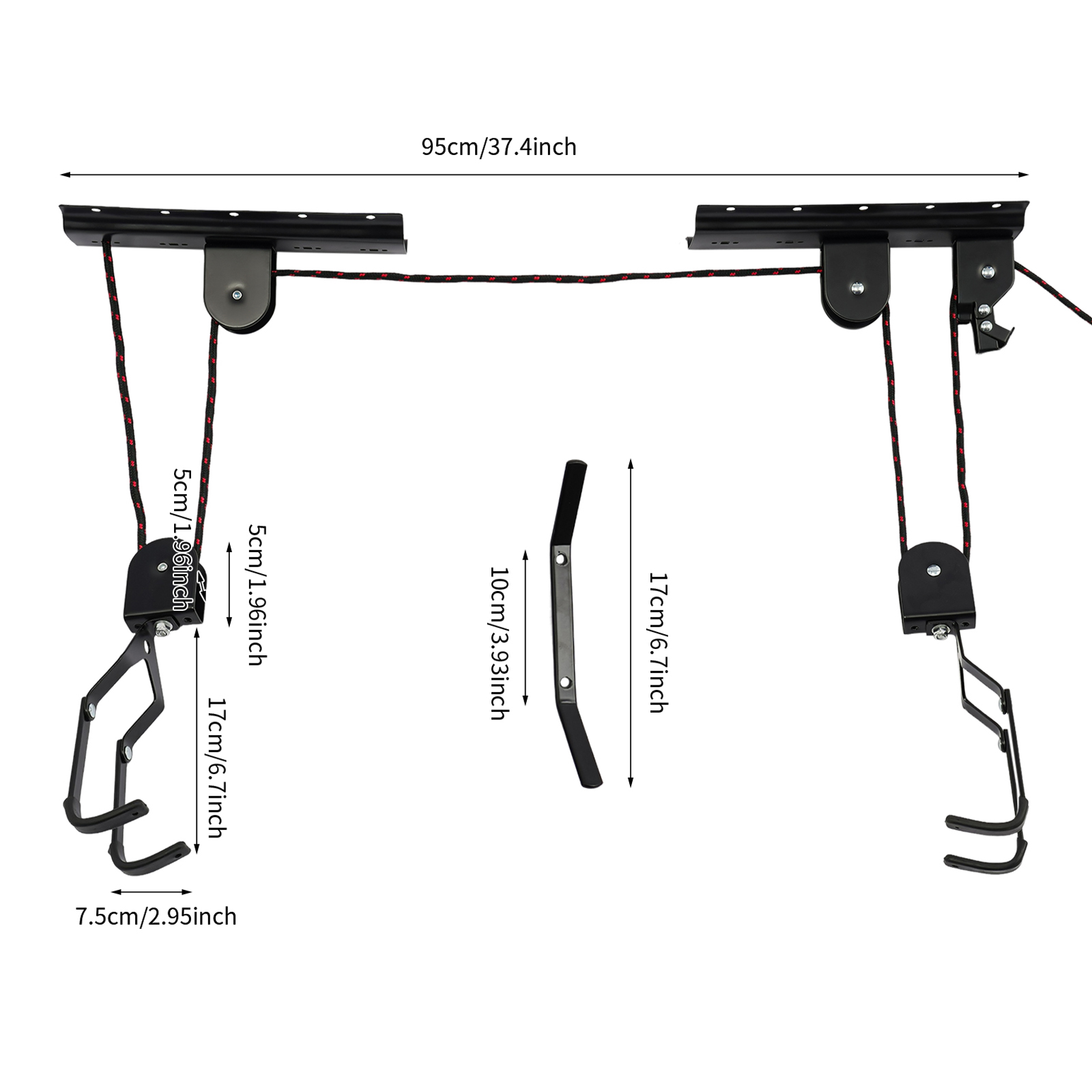 Bike Hoist for Garage Ceiling, - Cycling Gear Wall Mount 评论和价格