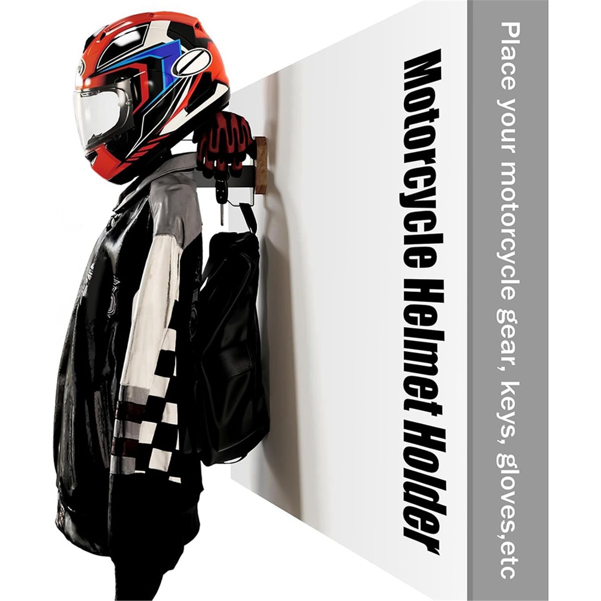 618 Mega Sale Helmet Holder- M - Cycling Gear Wall Mount 评论和价格