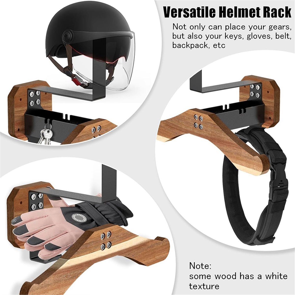 618 Mega Sale Helmet Holder- M - Cycling Gear Wall Mount 评论和价格