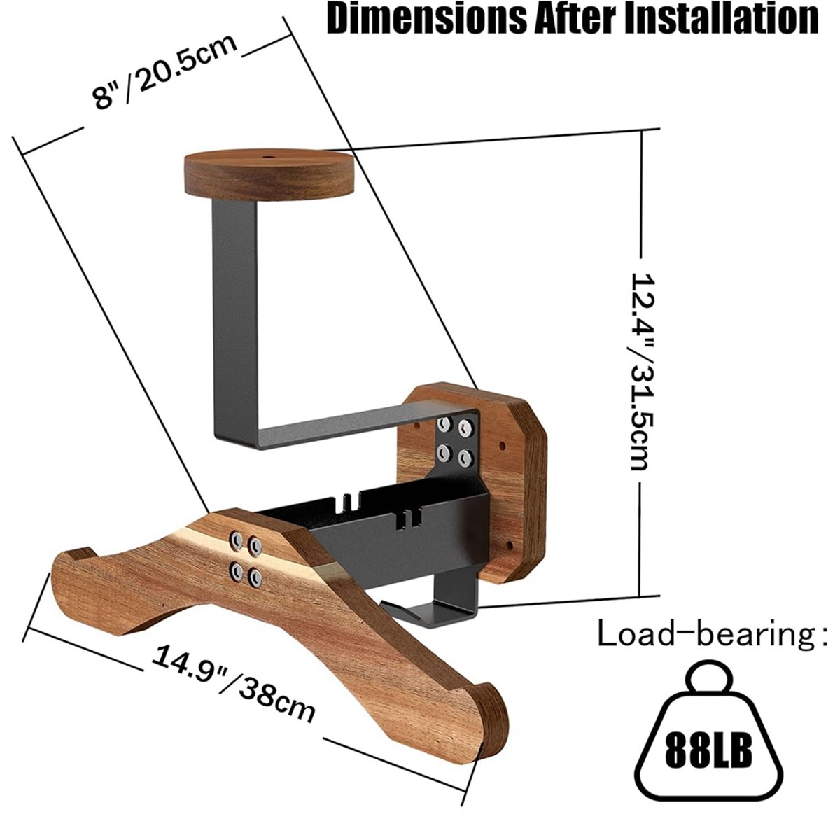 618 Mega Sale Helmet Holder- M - Cycling Gear Wall Mount 评论和价格