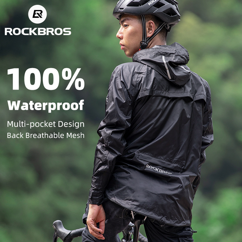 ROCKBROS Waterproof Cycling Ra - Cycling Gear Rain 评论和价格